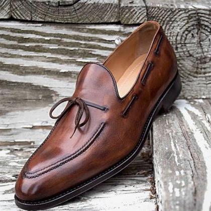 Handmade Loafers Shoes