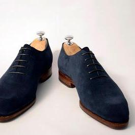 mens navy blue suede dress shoes