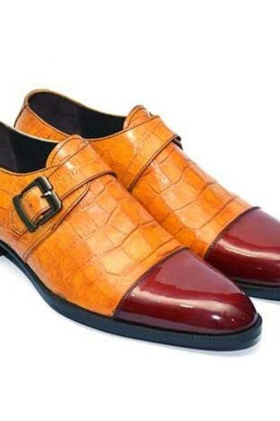 Handmade Men's Two Tone Shoes